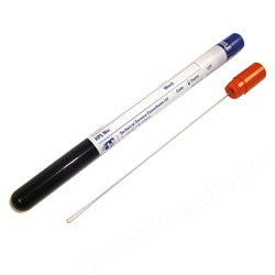 TRANSPORT SWABS RAYON TIP ALU. SHAFT AMIES CHARCOAL PK.100