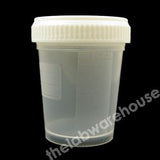 SPECIMEN CUPS PP WITH WHITE PE SCREWCAP NON-STERILE PK.450