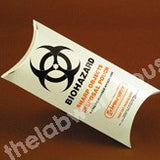 SAFETY POUCH PAPER BOARD BIOHAZARD SYMBOL 140 X 330MM PK 5