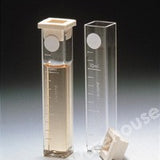 Moulded plastic cells DB424/S square 10ml 13.5mm path/cap pk.10