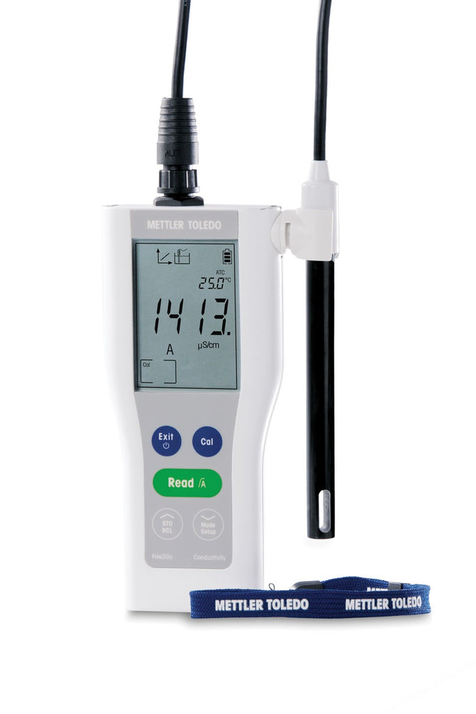 PORTABLE COND. METER METTLER FIVEGO F3-STANDARD KIT W/PROBE ...