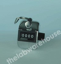HAND TALLY COUNTER 0 TO 9999 COUNT LEVER ACTION CHROME CASE