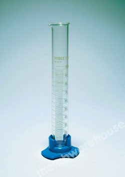 CYLINDER PYREX CL.B GRAD. SPOUT AND DET. FOOT 25ML