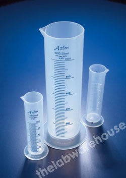 CYLINDER SQUAT FORM PP MOULD/PRINTED GRAD'S AND SPOUT 250ML