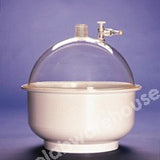 VACUUM DESICCATOR PC TOP, O-RING, VALVE AND PE PLUG 200MM