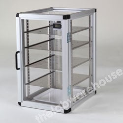 DESICCATOR CABINET ALU. FRAME/BORO. GLASS PANELS 42 LITRES