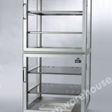 DESICCATOR CABINET ALU. FRAME/BORO. GLASS PANELS 140 LITRES