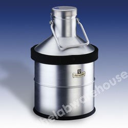 DEWAR FLASK ALU. WITH BORO. GLASS INNER 5.0L 260MM EXT. DIA.