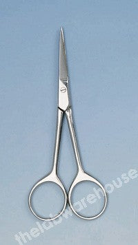 SCISSORS ST./STEEL FINE POINT STRAIGHT OPEN SHANKS 112MM