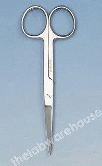 SCISSORS ST./STEEL FINE POINT STRAIGHT CLOSED SHANKS 105MM