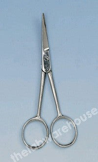 SCISSORS ST./STEEL FINE POINT CURVED OPEN SHANKS 112MM