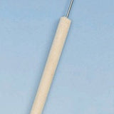 NEEDLE ST./STEEL STRAIGHT IN WOODEN HANDLE