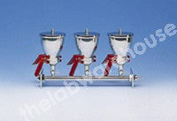 3-PLACE FILTER MANIFOLD S/S WHATMAN WITH 3 X FC304-09