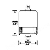 DISPOSABLE FILTRATION CAPSULE W/MAN HEPA-CAP 75 N/ST.