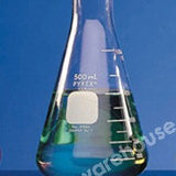 ERLENMEYER FLASK PYREX GLASS H/DUTY N/NECK GRADUATED 10ML