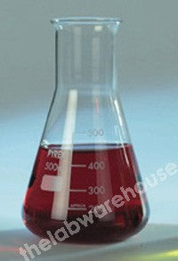 ERLENMEYER FLASK PYREX GLASS WIDE NECK GRADUATED 2000ML