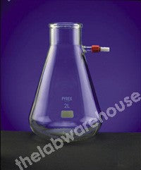 BUCHNER FLASK PYREX GLASS H/DUTY INT. SCREW SIDE ARM 2000ML