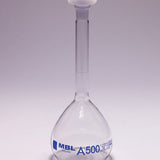 VOLUMETRIC FLASK MBL BORO. GLASS CL.A STOPPER 34/35 5000ML
