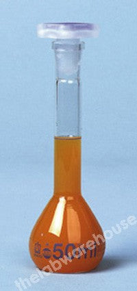 VOLUMETRIC FLASK BLAUBRAND DURAN CL.A PE STPR 12/21 50ML