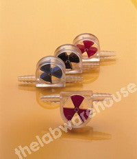 FLOW INDICATOR SAN WITH SIDE ARMS FOR 6-11MM BORE TUBING