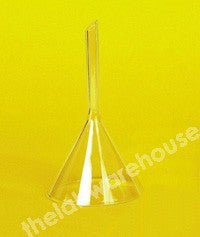 CONICAL FUNNEL PLAIN BOROSILICATE GLASS 75MM TOP DIA