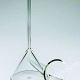 CONICAL FUNNEL PLAIN PYREX LONG STEM 100X105MM L X TOP DIA