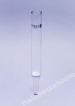 CYLINDRICAL FUNNEL PYREX SINTERED GLASS 15MM DISC POR. 3 8ML