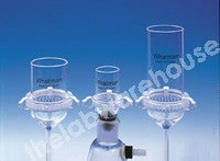 3-PIECE FUNNEL BORO. GLASS 530ML WITH ACRYLIC PLATE 12.5CM