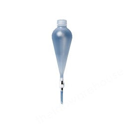 SEPARATING FUNNEL PP CONICAL 250ML WITH PTFE STOPCOCK