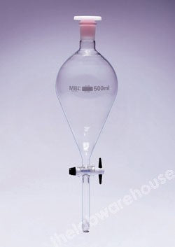 SEPARATING FUNNEL PEAR SHP PTFE S/COCK PE STPR 1L