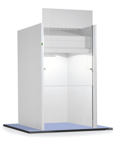 FUME HOOD WITH FAN OPEN BASE W/O FITTINGS 230V 50HZ A.C.