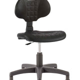 LABORATORY PU CHAIR ADJ. 410 TO 540MM WITH GLIDES
