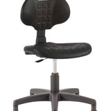 LABORATORY PU CHAIR ADJ. 420 TO 550MM WITH GLIDES