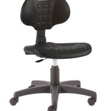 LABORATORY PU CHAIR ADJ. 410 TO 540MM WITH SOFT CASTORS