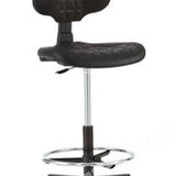 LABORATORY PU CHAIR ADJ. 590 TO 840MM WITH GLIDES/FOOTREST