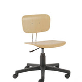 LAB CHAIR LAMINATED BEECH ADJ. 380 TO 510MM/ SOFT CASTORS