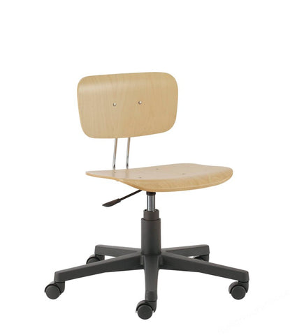 LAB CHAIR LAMINATED BEECH ADJ. 410 TO 540MM SOFT CASTORS