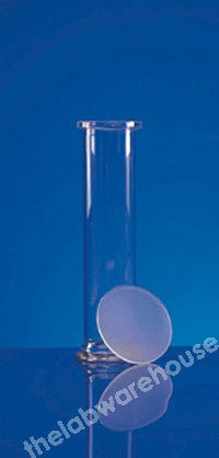 GAS JAR HEAVY GLASS WITHOUT COVER 150MM HIGHX50MM I.D.