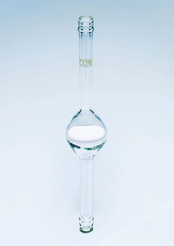 PIPELINE FILTER TUBE PYREX GLASS DISC 55MM SET IN LINE POR.