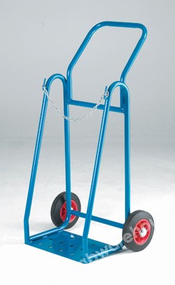 GAS CYLINDER TROLLEY SHIELDED 380MM CYLINDER