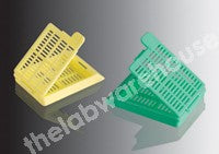 EMBEDDING CASSETTES POM UNIVERSAL WITH LID LT. GREEN PK.500
