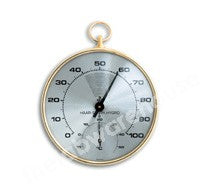 THERMOHYGROMETER HAIR/BIMETAL 0-100 X 1%RH -15-+55 X 1ºC