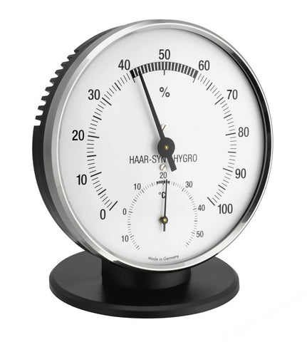 THERMOHYGROMETER PLASTIC CASE 0-100 X 1%RH -15-+55 X 1ºC