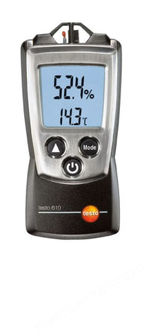 THERMOHYGROMETER TESTO 610 0 TO 100%R.H. -10 TO 50ºC /BATTS.