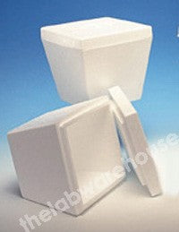 DRY ICE STORAGE CONTAINER PS WITH PLUG TYPE LID 3.5L