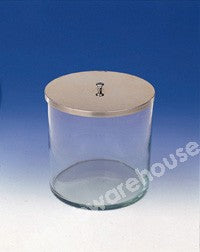 JAR CYLINDRICAL GLASS WITHOUT LID 150MM DIAX200MM HIGH