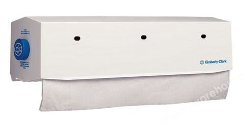 DISPENSER WHITE PLASTIC WALL MOUNTING FOR 500MM/510MM ROLLS