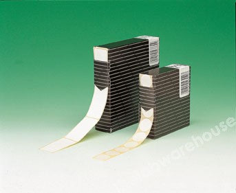 LABELS SELF ADH. BLANK WHITE CIRCLES 19MM DIA IN BOX 1280