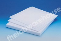 MAT WHITE PTFE 300MM SQUARE X APPROX 5MM THICK