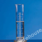 RAIN MEASURE GLASS FOR 5" FUNNELS, FLAT BASE 0.5"/12MM SCALE